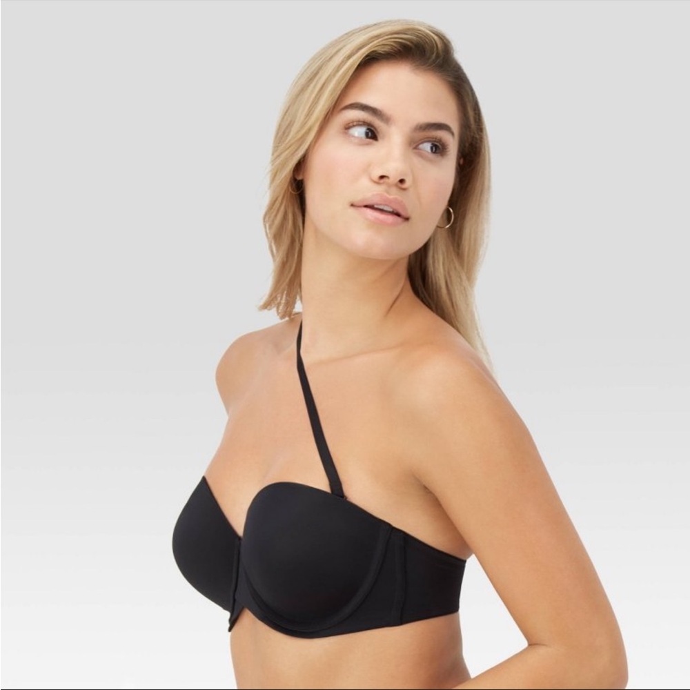 Maidenform SE6990 Bra Women’s 36DD Black Stay Put Detachable Backless Strapless - Picture 5 of 15